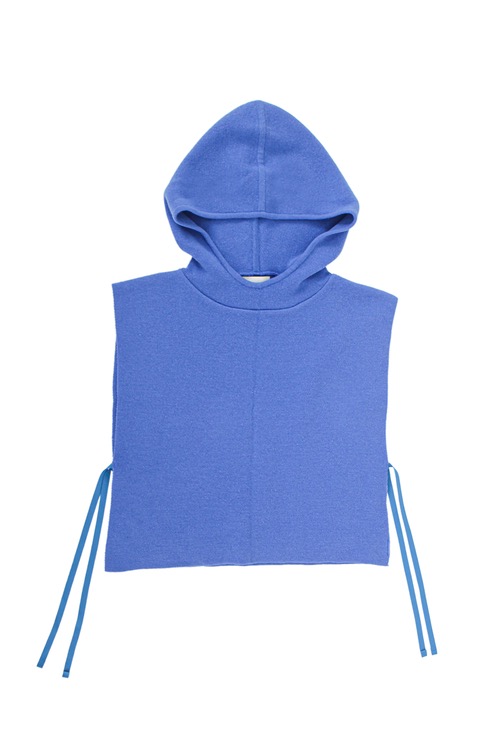 Utility knit hoodie (blue)