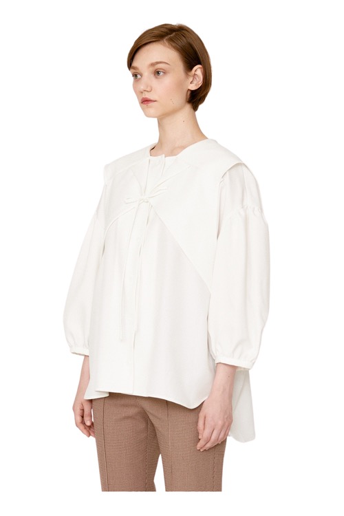 Over sailor blouse (ivory)