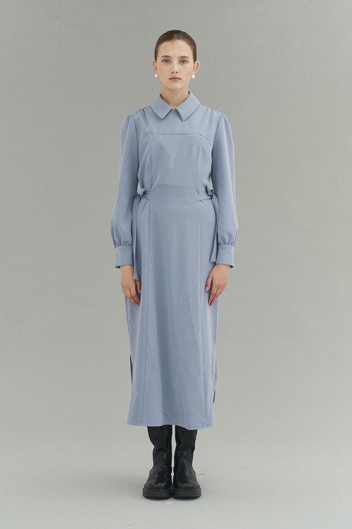 03 soft dress set (muted blue)