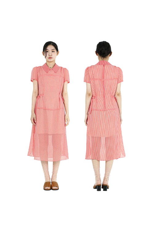 02 Layered dress set (chiffon_red)