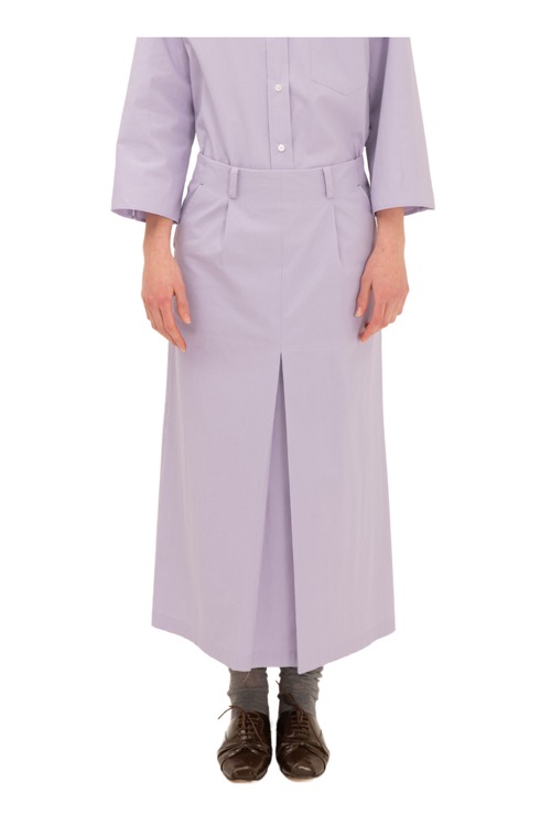 paper maxi skirt (light purple)